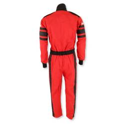 Racequip - RaceQuip 110012RQP One Piece Fire Racing Suit Red Small - Image 4