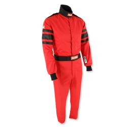 Racequip - RaceQuip 110013RQP One Piece Fire Racing Suit Red Medium - Image 2