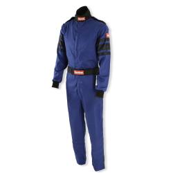 Racequip - RaceQuip 110023RQP One Piece Fire Racing Suit Blue Medium - Image 2