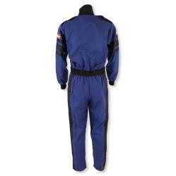 Racequip - RaceQuip 110022RQP One Piece Fire Racing Suit Blue Small - Image 4