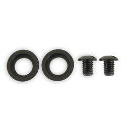 Racequip - Racequip 204121RQP Helmet Parts Kit HANS/HNR 6mm Plastic Plugs Black - Image 1
