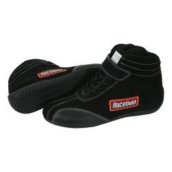 Racequip - RaceQuip 30500085RQP Carbon-L Series Race Shoes Black 8.5 US Mens Womens 10.5 - Image 1