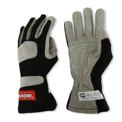 Racequip - RaceQuip 351002RQP 351 Series 1-Layer Nomex Race Gloves Black Small - Image 3