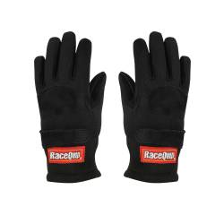 Racequip - RaceQuip 3550092RQP 355 Series 2-Layer Nomex Race Gloves Black Kids Small - Image 1