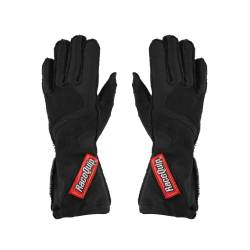 Racequip - RaceQuip 356906RQP 356 Series 2-Layer Nomex Outseam Race Gloves Black XL - Image 1