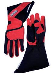 Racequip - RaceQuip 358105RQP 358 Series 2-Layer Nomex Long Race Gloves Red/Black Large - Image 6