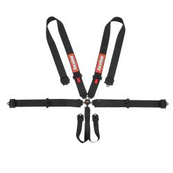 Racequip - RaceQuip 744004RQP Camlock 6 Point Harness Black 3" Lap/Shoulder 2" Sub - Image 1