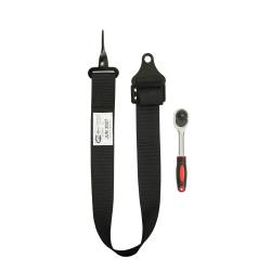 Racequip - RaceQuip 815005RQP 5PT Harness Small Buckle Ratchet Latch HNR Black 3-2"Shoulder - Image 6