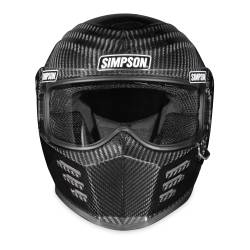 Simpson Motorcycle - Simpson Motorcycle OB3CMD Outlaw Bandit 3 Medium Motorcycle Helmet Carbon Fiber - Image 2