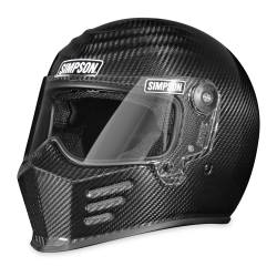 Simpson Motorcycle - Simpson Motorcycle OB3CLG Outlaw Bandit 3 Large Motorcycle Helmet Carbon Fiber - Image 1