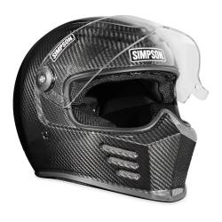 Simpson Motorcycle - Simpson Motorcycle OB3C2X Outlaw Bandit 3 2X-Large Motorcycle Helmet Carbon - Image 4