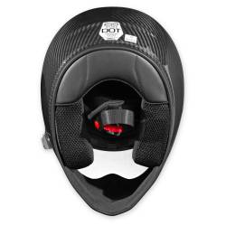 Simpson Motorcycle - Simpson Motorcycle OB3CLG Outlaw Bandit 3 Large Motorcycle Helmet Carbon Fiber - Image 7