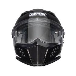 Simpson Motorcycle - Simpson Motorcycle M5929MD Mod Bandit Medium Motorcycle Helmet Hellfire - Image 2