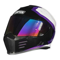 Simpson Motorcycle - Simpson Motorcycle GBDROY2X Ghost Bandit 2X-Large Motorcycle Helmet Royal - Image 1