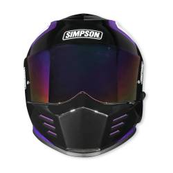 Simpson Motorcycle - Simpson Motorcycle GBDROYSM Ghost Bandit Small Motorcycle Helmet Royal - Image 3