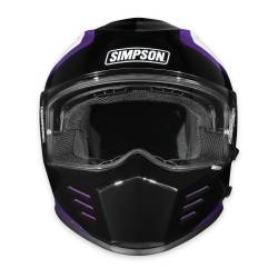 Simpson Motorcycle - Simpson Motorcycle GBDROYXS Ghost Bandit X-Small Motorcycle Helmet Royal - Image 4
