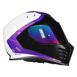 Simpson Motorcycle - Simpson Motorcycle GBDROYSM Ghost Bandit Small Motorcycle Helmet Royal - Image 7