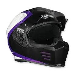 Simpson Motorcycle - Simpson Motorcycle GBDROYLG Ghost Bandit Large Motorcycle Helmet Royal - Image 8