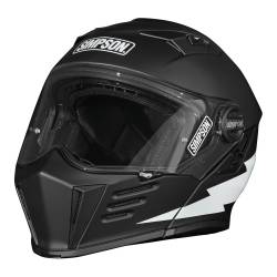Simpson Motorcycle - Simpson Motorcycle M59392X Mod Bandit 2X-Large Motorcycle Helmet Lucifer - Image 2