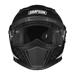 Simpson Motorcycle - Simpson Motorcycle M59392X Mod Bandit 2X-Large Motorcycle Helmet Lucifer - Image 4