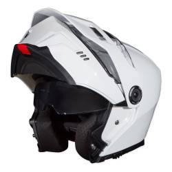 Simpson Motorcycle - Simpson Motorcycle JB12X Journey Bandit 2X-Large Motorcycle Helmet Gloss White - Image 6