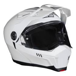 Simpson Motorcycle - Simpson Motorcycle JB1SM Journey Bandit Small Motorcycle Helmet Gloss White - Image 9