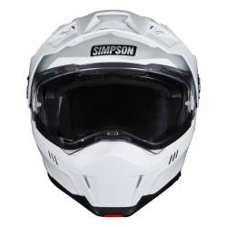 Simpson Motorcycle - Simpson Motorcycle JB1XL Journey Bandit X-Large Motorcycle Helmet Gloss White - Image 8