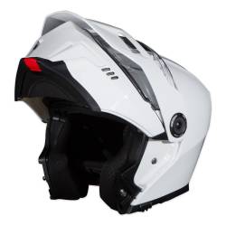 Simpson Motorcycle - Simpson Motorcycle JB1MD Journey Bandit Medium Motorcycle Helmet Gloss White - Image 7