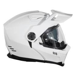Simpson Motorcycle - Simpson Motorcycle JB1XS Journey Bandit X-Small Motorcycle Helmet Gloss White - Image 10