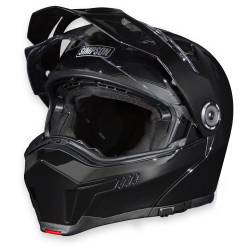 Simpson Motorcycle - Simpson Motorcycle JB2MD Journey Bandit Medium Motorcycle Helmet Gloss Black - Image 2