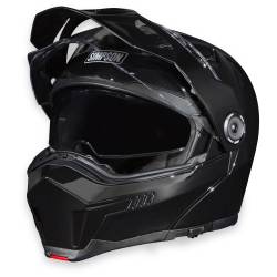 Simpson Motorcycle - Simpson Motorcycle JB2LG Journey Bandit Large Motorcycle Helmet Gloss Black - Image 3