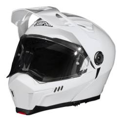 Simpson Motorcycle - Simpson Motorcycle JB1SM Journey Bandit Small Motorcycle Helmet Gloss White - Image 4