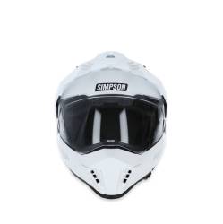 Simpson Motorcycle - Simpson Motorcycle XB12X Xcursion Bandit 2X-Large Motorcycle Helmet Gloss White - Image 2