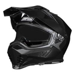 Simpson Motorcycle - Simpson Motorcycle XB2LG Xcursion Bandit Large Motorcycle Helmet Gloss Black - Image 3