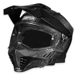 Simpson Motorcycle - Simpson Motorcycle XBCLG Xcursion Bandit Large Motorcycle Helmet Carbon Fiber - Image 1