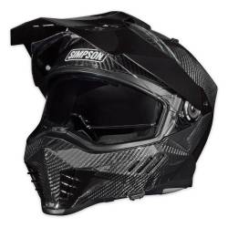 Simpson Motorcycle - Simpson Motorcycle XBCMD Xcursion Bandit Medium Motorcycle Helmet Carbon Fiber - Image 3