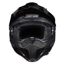 Simpson Motorcycle - Simpson Motorcycle XBCXL Xcursion Bandit X-Large Motorcycle Helmet Carbon Fiber - Image 4