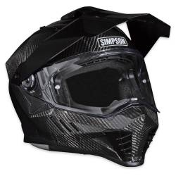 Simpson Motorcycle - Simpson Motorcycle XBCLG Xcursion Bandit Large Motorcycle Helmet Carbon Fiber - Image 5