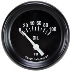 Classic Instruments - Classic Instruments HR81BLF Engine Oil Pressure Gauge - Image 2