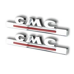 Trim Parts - Trim Parts 9800 47-55 GMC Truck Chrome Hood Side Emblem Set - Image 2