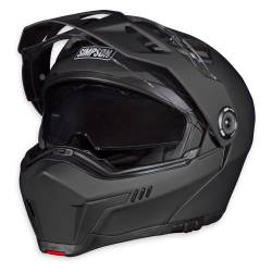 Simpson Motorcycle - Simpson Motorcycle JB3SM Journey Bandit Small Motorcycle Helmet Flat Black - Image 3