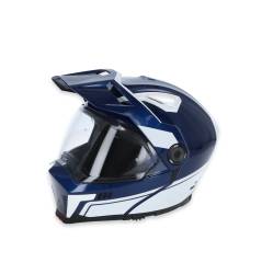 Simpson Motorcycle - Simpson Motorcycle JBDUWMD Journey Bandit Medium Motorcycle Helmet Blue/White - Image 6