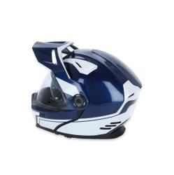 Simpson Motorcycle - Simpson Motorcycle JBDUWLG Journey Bandit Large Motorcycle Helmet Blue/White - Image 7