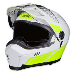 Simpson Motorcycle - Simpson Motorcycle JBDWY2X Journey Bandit 2X-Large Motorcycle Helmet White - Image 3