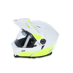Simpson Motorcycle - Simpson Motorcycle JBDWY2X Journey Bandit 2X-Large Motorcycle Helmet White - Image 8