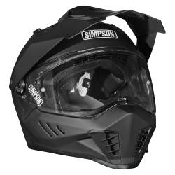Simpson Motorcycle - Simpson Motorcycle XB3XL Xcursion Bandit X-Large Motorcycle Helmet Flat Black - Image 5
