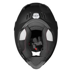 Simpson Motorcycle - Simpson Motorcycle XB3XL Xcursion Bandit X-Large Motorcycle Helmet Flat Black - Image 8