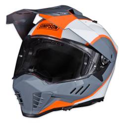 Simpson Motorcycle - Simpson Motorcycle XBBAOWMD Xcursion Bandit Medium Motorcycle Helmet BC Orange - Image 1