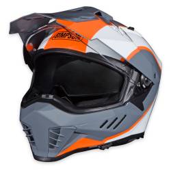 Simpson Motorcycle - Simpson Motorcycle XBBAOW2X Xcursion Bandit 2X-Large Motorcycle Helmet BC Orange - Image 3