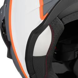 Simpson Motorcycle - Simpson Motorcycle XBBAOW2X Xcursion Bandit 2X-Large Motorcycle Helmet BC Orange - Image 9